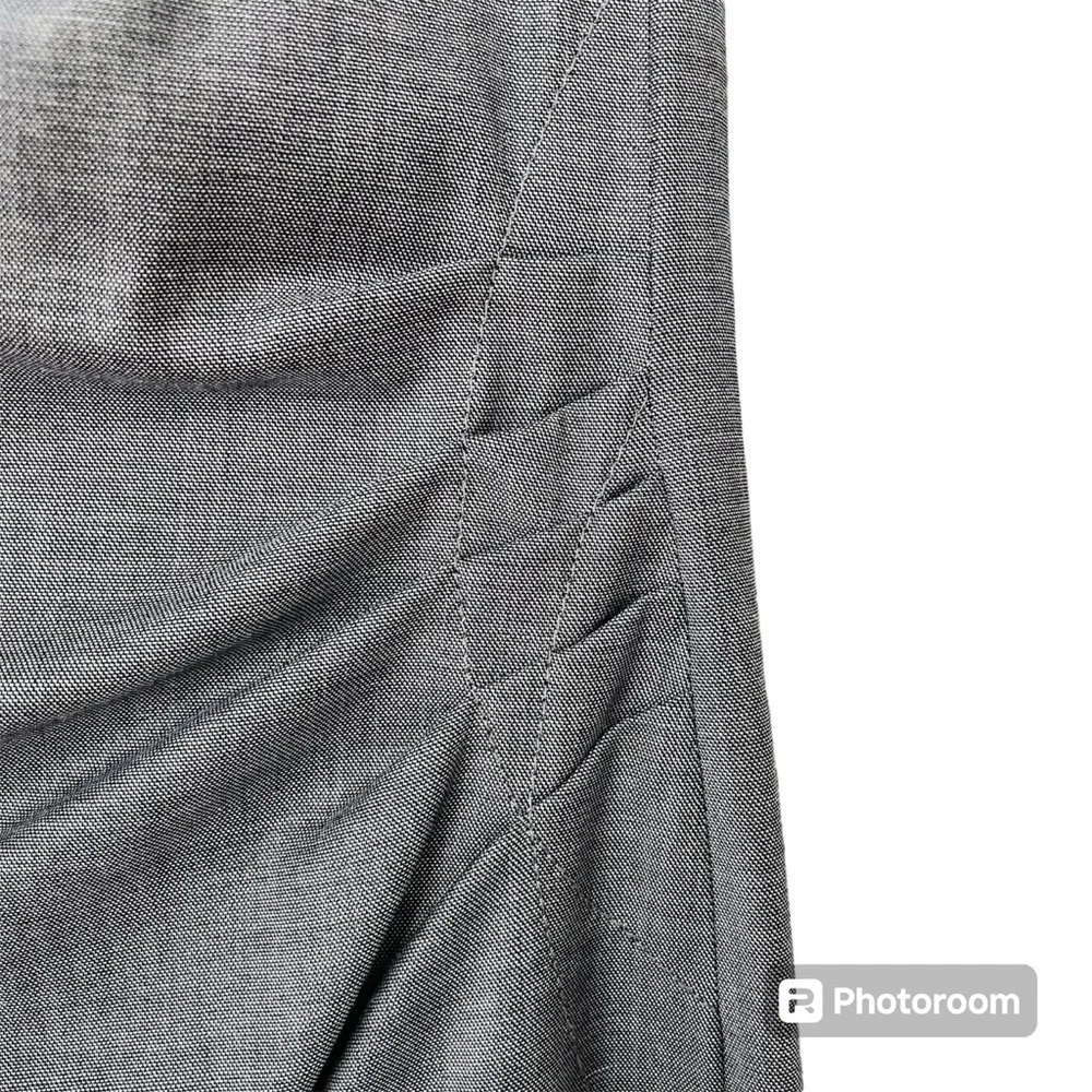 Hugo Boss Daperla Dress Midi Gray Sheath Size 4 - Picture 5 of 12